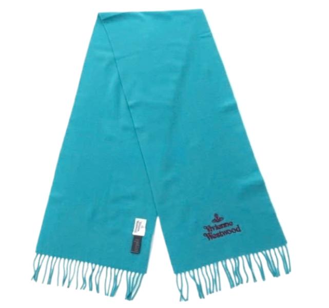 Embroidered logo scarf