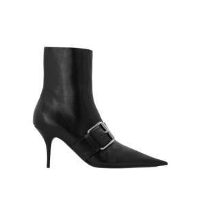 Buckle Strap Knife Ankle Boots