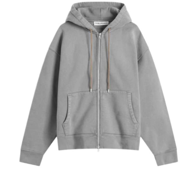 RASCAL COTTON HOODED ZIP-UP