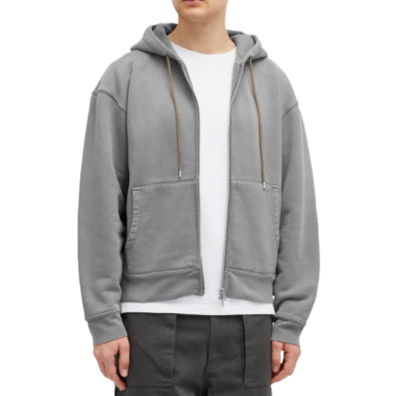 RASCAL COTTON HOODED ZIP-UP