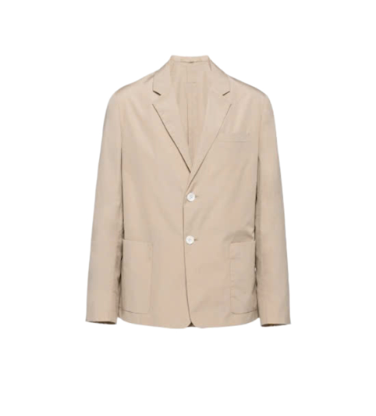 Single breasted cotton jacket