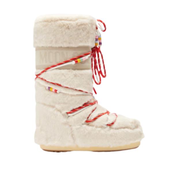 Icon shearling detail high boots