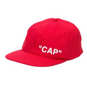 QUOTE BASEBALL CAP RED