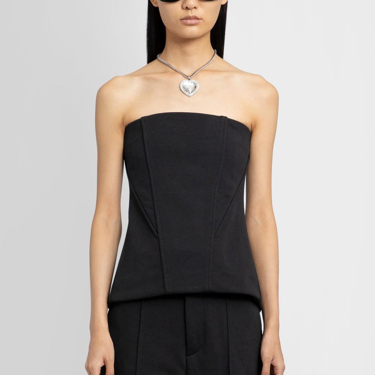 VETEMENTS women's black corset