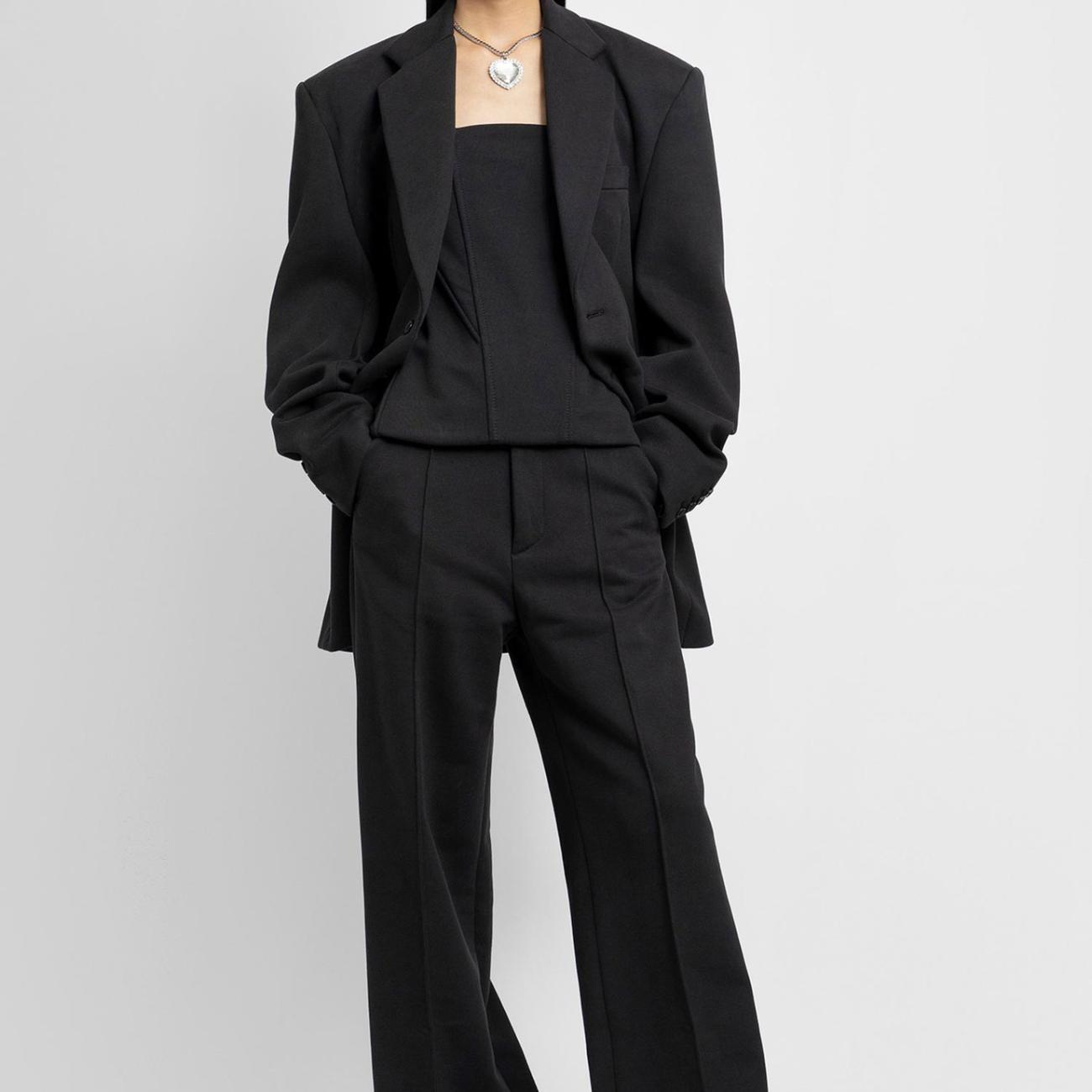 VETEMENTS women's black corset