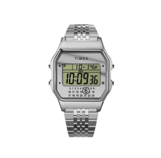 Timex x MM6 Maison Margiela T80 Gift Set w/ Extra Bracelet Stainless Steel