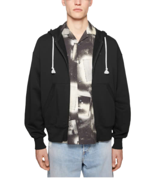 Small Face Hooded Zip Jacket