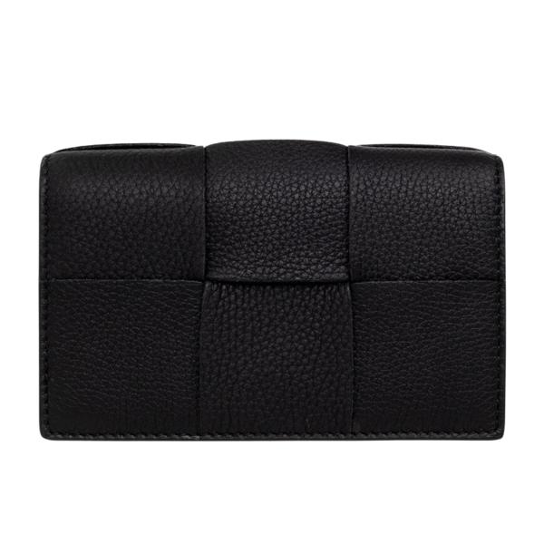 Bottega Veneta Cassette Business Card Case - BLACK 