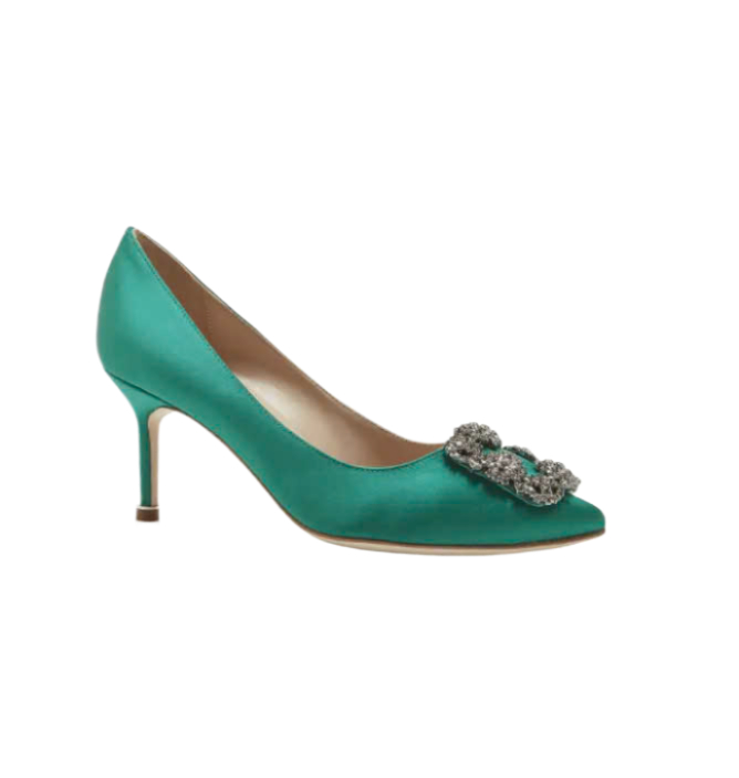 HANGISI Jewel Decoration Pumps Heel