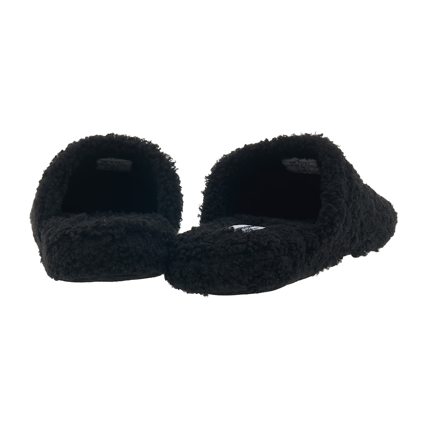 Men's Logo Tab Shearling Slippers