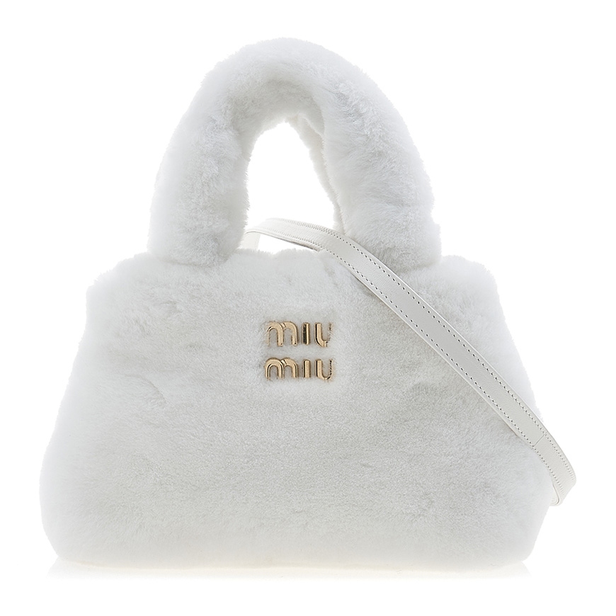 Women's Logo Fluffy Tote Bag