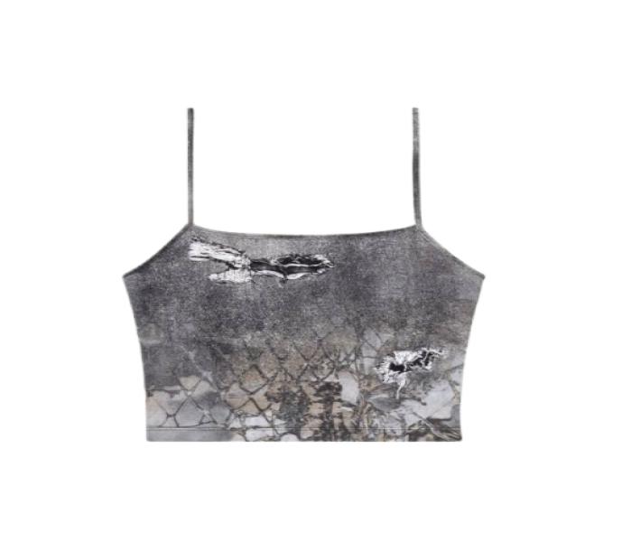 T Halsey Sleeveless T-Shirt - Dark Grey