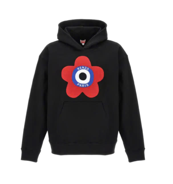 Target Logo Cotton Hoodie - Black