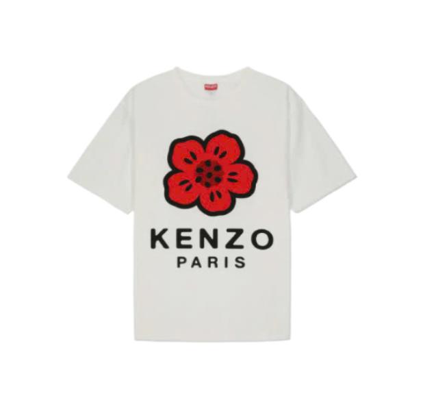 Bokeh Flower Classic Short Sleeve T-Shirt - Off White