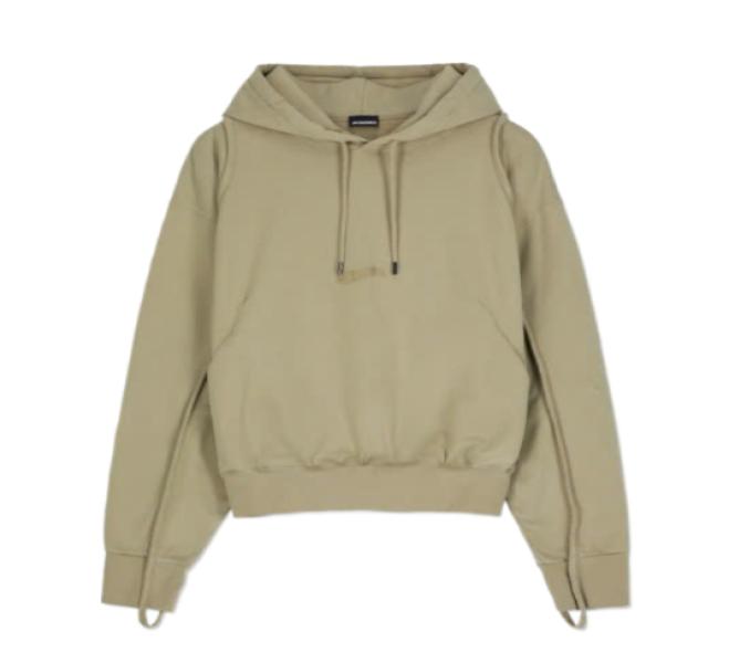 Organic Cotton Hoodie - Cream