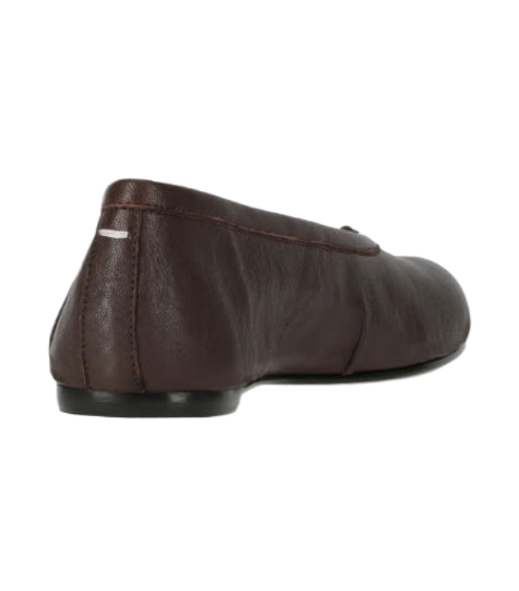 New Tabi Ballerina Flat Shoes - Brown