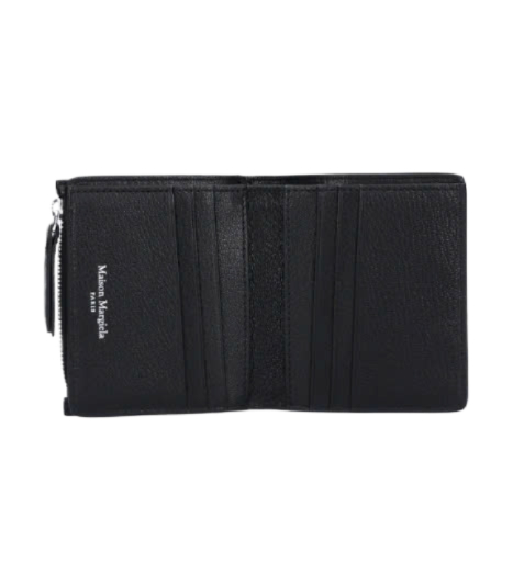 4 Stitch Bifold Wallet - Black