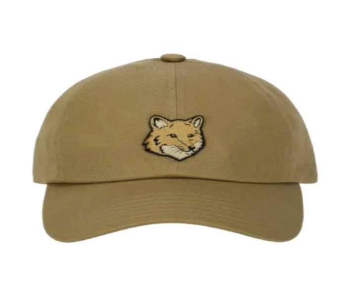 Bold Fox Head 6P Ball Cap - Beige