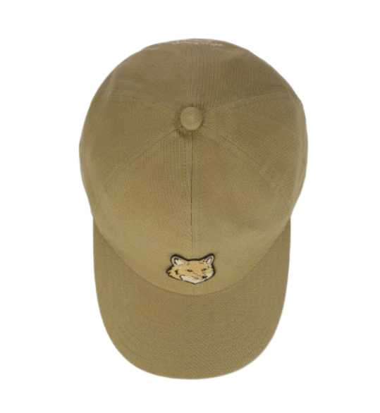 Bold Fox Head 6P Ball Cap - Beige