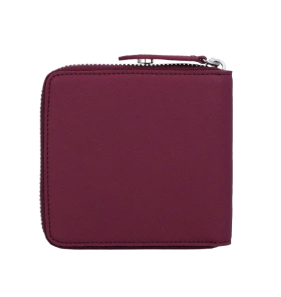 Round Square Wallet - Red