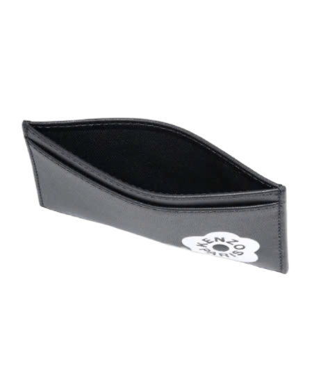 Kenzo Bokeh Flower Card Holder - Black