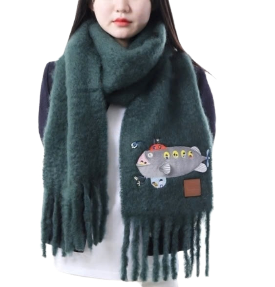 25SSSUBMARINE SCARF