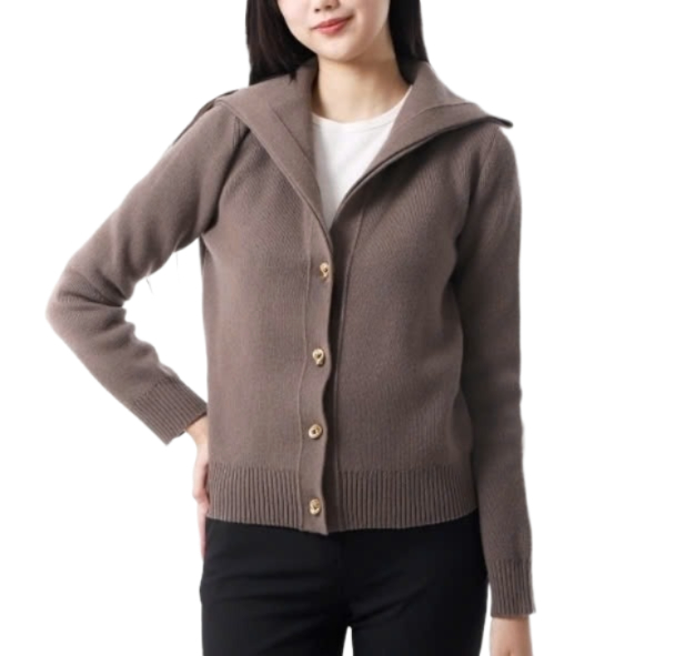 Compact Wool Cardigan