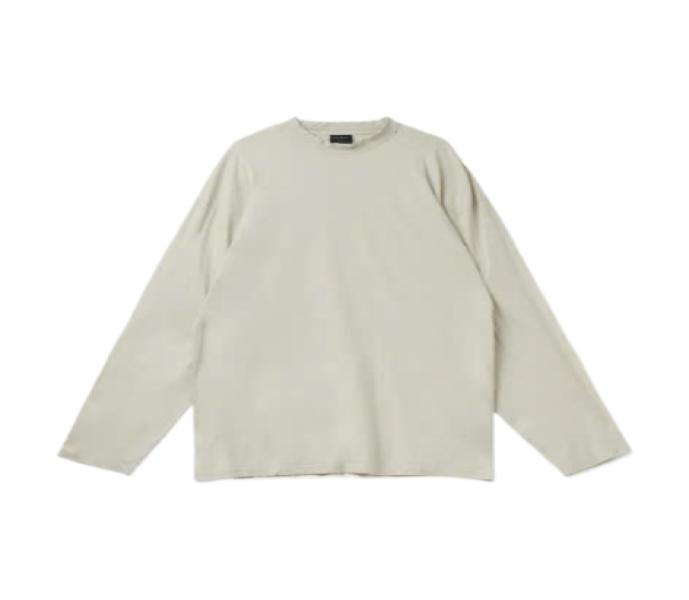 Oversized Long Sleeve T-Shirt - Off White