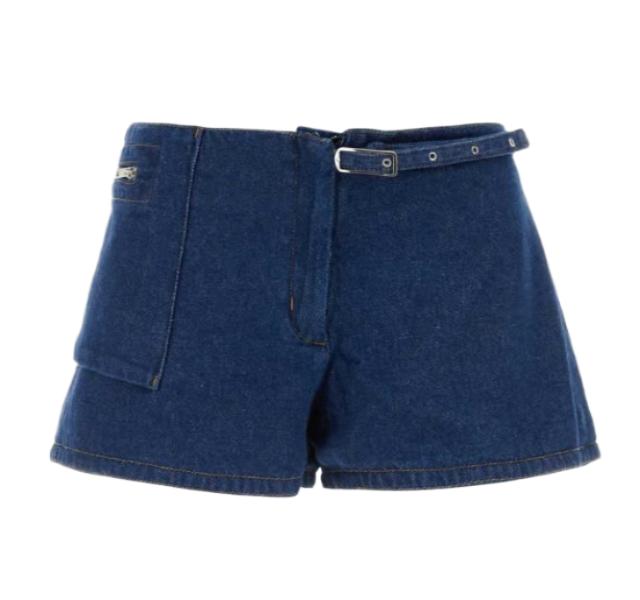 NICKY LOW RISE DENIM SHORTS