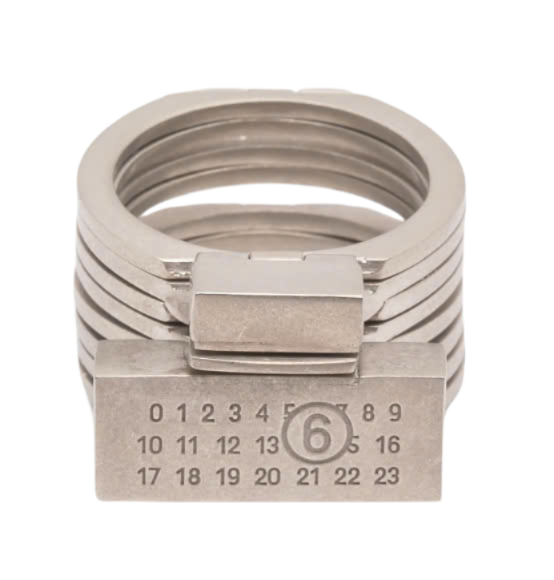 Engraved Logo Ring - Palladium