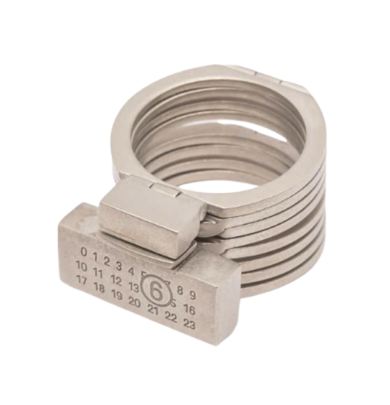 Engraved Logo Ring - Palladium