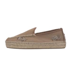 Embroidered Espadrilles - Chamois