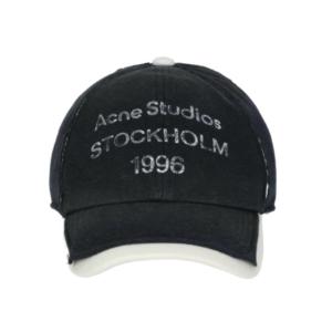 Logo Stamp Ball Cap - Black