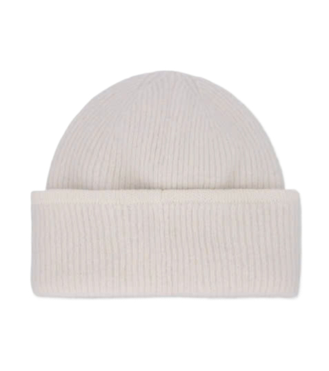 Le Bonnet Grosgrain Beanie - White