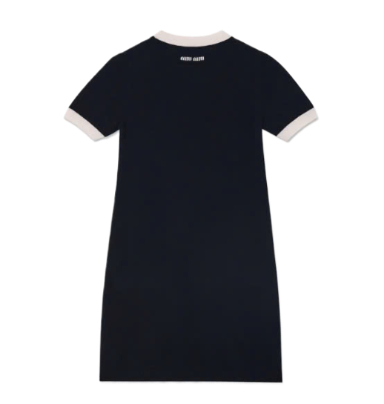 Cashmere Mini Dress - Navy