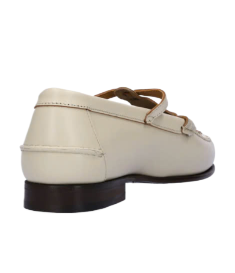 Makeda T-Bar Loafer - Custard