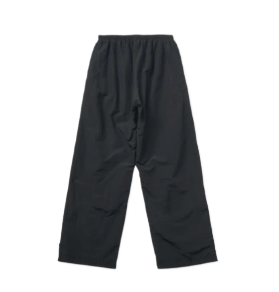 Logo Detail Nylon Track Pants - Black