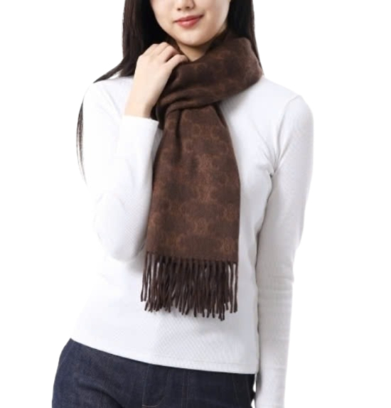 Monogram Cashmere Scarf