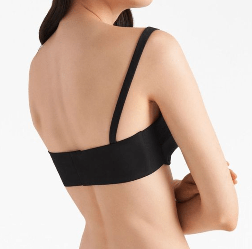 Triangle Logo Re-Nylon Bra Top