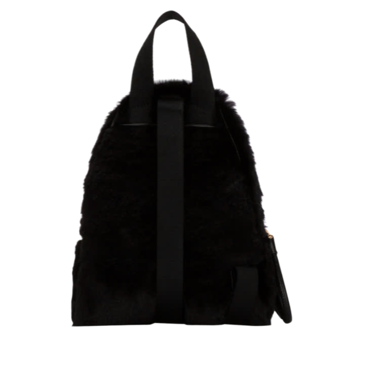 WALKIE VIV SHEARLING BACKPACK