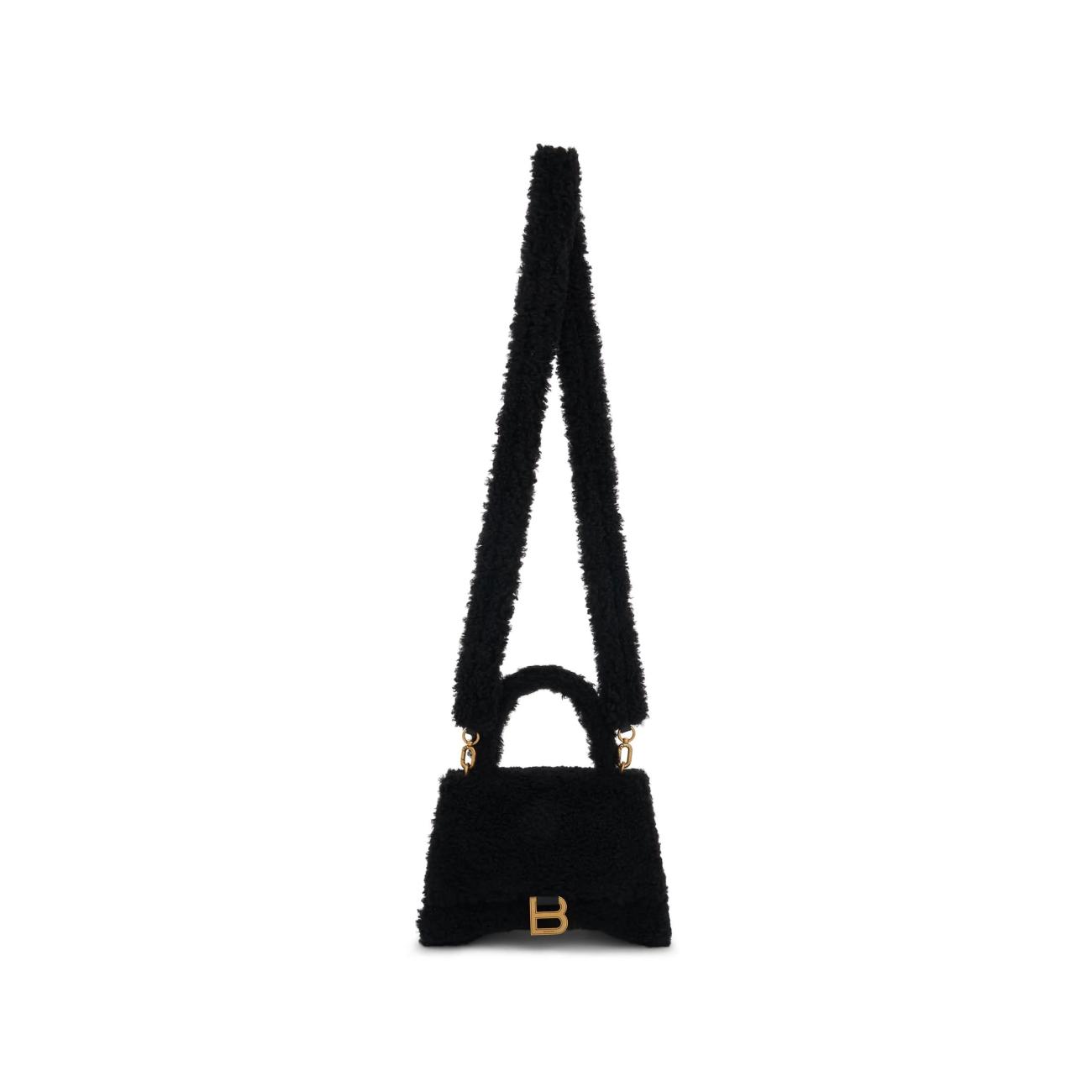 Hourglass Shearling Tote Bag