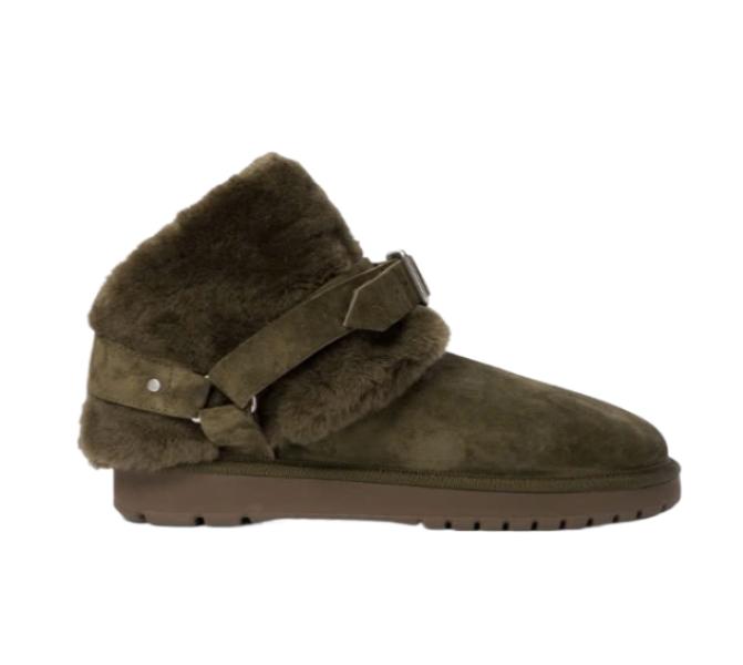 CHUBBY SHEARLING ANKLE BOOTS