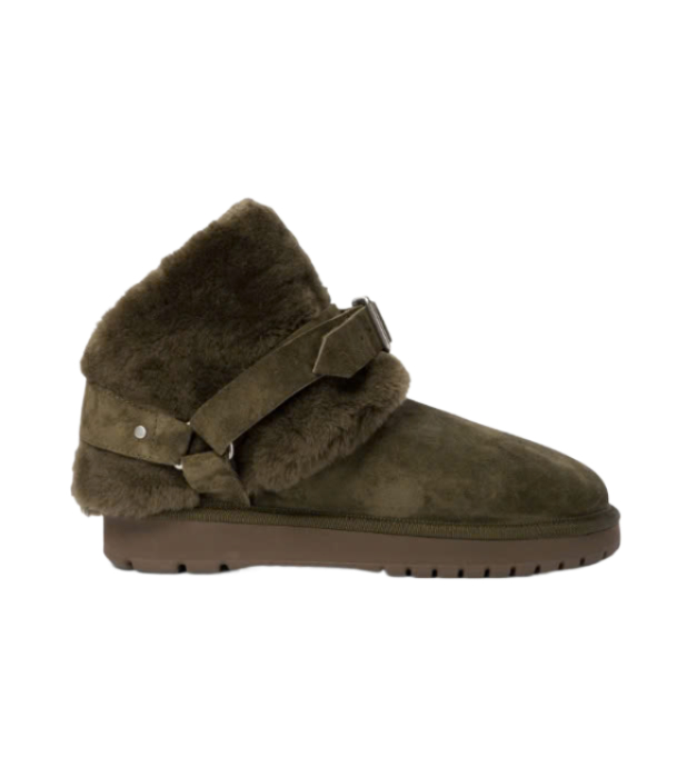 CHUBBY SHEARLING ANKLE BOOTS