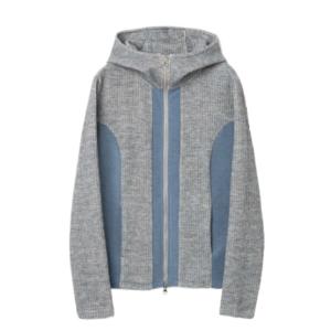 Two Way Side Hooded Zip-Up