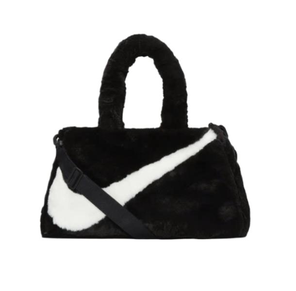 Nike NSW Faux Fur Tote Bag Black