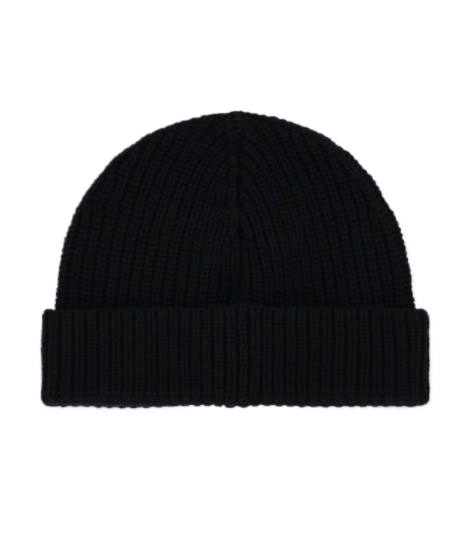 BUKISH CLASSIC KNIT BEANIE - BLACK