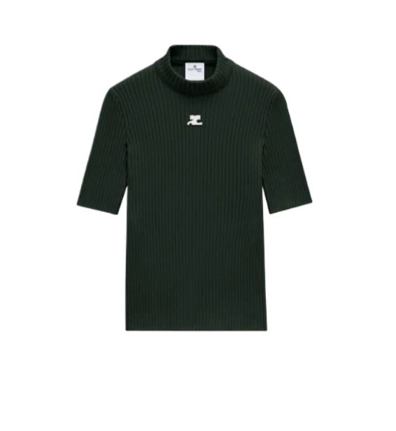 REEDITION SS Mockneck Short Sleeve Knit - Bert Ponce