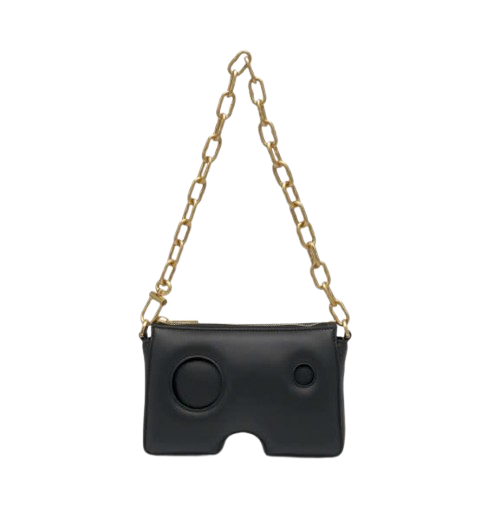 Burrows Leather Shoulder Bag - Black