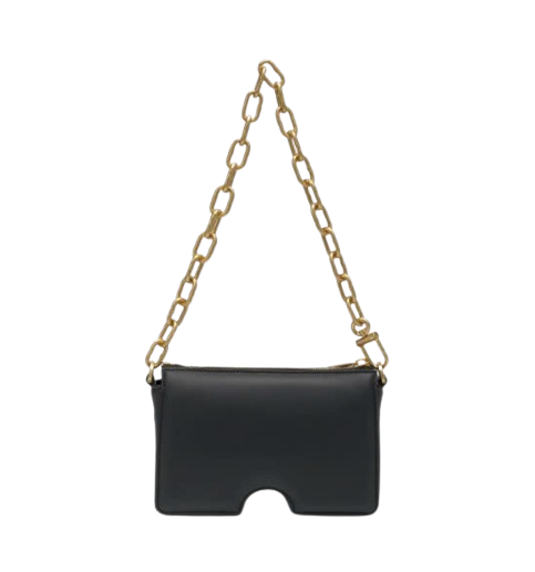 Burrows Leather Shoulder Bag - Black