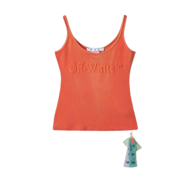 Rounder Sleeveless T-Shirt - Coral Red